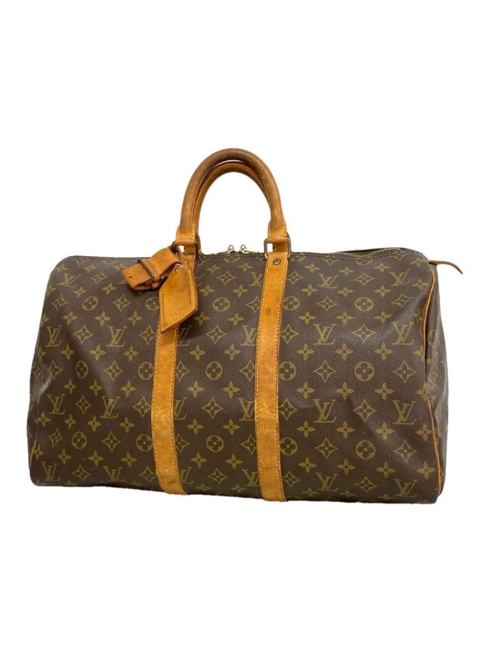 Louis Vuitton Boston Bag Monogram Keepall 45 Brown